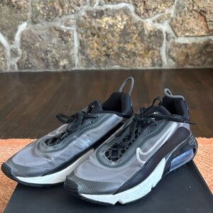 Nike Black and White Air Max Sneakers